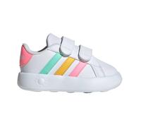adidas Grand Court 2.0 Shoes Kids, Zapatillas Unisex niños, FTWR White Pulse Mint Beam Pink, 22 EU