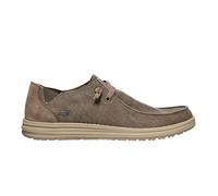 Skechers MELSON RAYMON, Zapatillas para Hombre, Khaki Canvas, 44 EU
