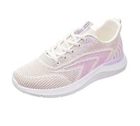 Zapatillas Casual Mujer - 20 Primavera Nuevo Ligero Parte Inferior Transpirable Casual Estudiante Zapatos para Correr Cien con Zapatos Deportivos (Beige 37)