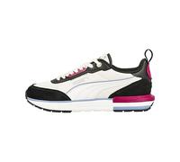 PUMA R22, Zapatillas Deportivas Mujer, Warm White White Black Pinktastic, 36 EU