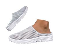 Zapatillas Casual Mujer Zapatos ortopédicos de Verano espolón calcáneo Malla para el Tiempo Libre Transpirables para diabéticos Zapatos para Caminar Zapatos cómodas para Senderismo