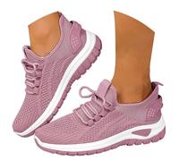Zapatillas Casual Mujer Zapatos Sencillos De Malla Comodos Y Ligeros Sneakers Mujer Casual Casa Senderismo Gym Zapatillas Ortopédicas De Plataforma Ligeras Cómodas para Senderismo,Caminar