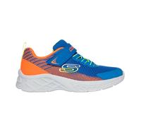 Skechers Microspec II Zovrix, Zapatillas, Royal Textile/Synthetic/Orange Trim, 28 EU