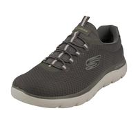Skechers Summits, Zapatillas Hombre, Charcoal Mesh Trim, 45 EU