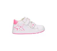 Geox B Biglia Girl C, Primeros Pasos para Bebé Niña, Multicolor (White/Fluofuchsia), 22 EU