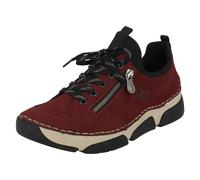 Zapatillas Casual Rieker Para Dama Con Cordones Detalle De Cremallera '45973'