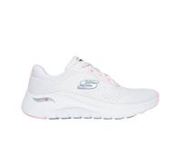 Skechers Zapatillas Arch Fit 2.0 Big League para Mujer, White Mesh Pink Blue Trim, 38 EU