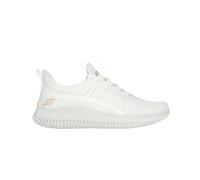 Skechers Zapatillas para mujer Bobs Geo New Aesthetics ribete sintético de punto blanco roto 39 EU