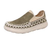 Zapatillas Casuales de Malla Transpirable para Uso Diario en - cómodo Soporte y ligereza para Caminar y Correr Ideal para Todo Tipo de Actividades (Army Green, 39) #47