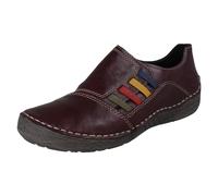 Zapatillas Casuales Tipo Mocasín Rieker Mujer Azules 52560 Sin Cordones