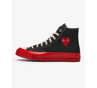 Zapatillas Comme des Garçons Play Chuck 70 HI "Red Sole" x Converse Negro