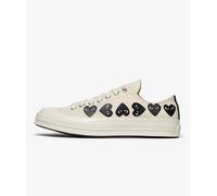 Zapatillas Comme des Garçons Play Multi Hearts Chuck 70 Low Top x Converse Blanco