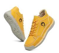 Zapatillas cómodas para Mujer a Mano en Tipo sin Cordones Zapatos Deportivos Ligeros Ideales para Uso Diario y Viajes (Yellow, 41)