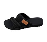 Zapatillas Cómodas para Mujer Chanclas de playa al aire libre Casual Tela Verano, Le Noir, 42 EU
