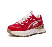 Zapatillas con Cordones Mujer Deporte Casual Altura Aumento Transpirable Moda Resistente al Desgaste Zapatillas Pop Cómodas Ligeras Retro Running