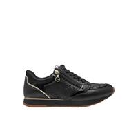 Zapatillas con cremallera Mujer Talla 38. Color Negro