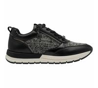 Zapatillas con cremalleras y cordones Mujer Talla 38. Color Negro