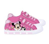 Zapatillas con Luces Minnie loneta Infantil - Zapatillas con Luces Suela PVC para niño y niña, Ligeras y cómodas para Cada día
