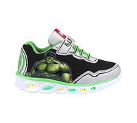 CERDÁ LIFE'S LITTLE MOMENTS, Zapatillas con Luces Niño de Hulk-Licencia Oficial Marvel, Negro, 33 EU