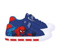 Zapatillas con Luces Spiderman loneta Infantil - Zapatillas con Luces Suela PVC para niño y niña, Ligeras y cómodas para Cada día