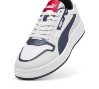 PUMA Court Classic Street, Zapatillas Unisex Adulto, White Navy-Feather Gray, 38 EU