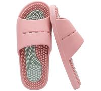 Zapatillas de acupresión, zapatillas de masaje livianas para mujeres, zapatillas de acupuntura transpirables para reducir los pies de neuropatía alivio y tensión, 38-39