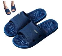 Zapatillas de acupresión, zapatillas de masaje livianas sin deslizamiento para hombres, sandalias de acupresión funcionales transpirables para reducir el alivio del dolor de la neuropatía y la tensió