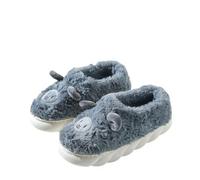 Zapatillas De Algodón For Parejas Linda Niña De Dibujos Animados Corazón Pequeñas Zapatillas De Oveja Invierno Interior Hogar Zapatos De Algodón De Felpa De Fondo Suave(Grayfullpackage4.0,41-42)