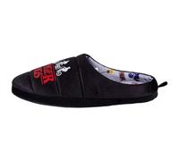 Zapatillas de Andar por Casa de Stranger Things - Color Negro, Rojo y Blanco - Talla 42-43 - Sin Cierre - Zapatillas Abiertas de Poliéster y TPR - Producto Original Diseñado en España