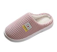 Zapatillas De Andar Por Casa Mujer, Slippers Mujer, Talla Grande Suave Suela Ligera Y Gruesa Mantener Caliente Sencillez Zapatillas Color Sólido Casual Elegante Pantuflas Para Interior Exterior