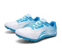 Zapatillas de atletismo con clavos Sprint, amortiguación con placa de carbono, 7 clavos, malla, transpirables, antideslizantes, ligeras, unisex, para mujer, hombre, atletismo, carreras, 35-44 EU