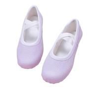 Zapatillas de Baile para niñas con Lila Ideales ensayos actuaciones y Uso Casual Calzado Deportivo Elegante (Purple, 2.5-3 Years)