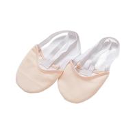 Zapatillas De Ballet De Media Palma Zapatillas De Gimnasia Rítmica con Puntera Suave Medias De Punto Ginastica Profesional Competición Suela Protectora Elástica(Light Pink,36-37)