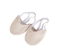 Zapatillas De Ballet De Media Palma Zapatillas de Gimnasia rítmica Profesionales Suaves con Puntera for niñas, Estilo Ballet Suave con Forro de algodón.(Flesh,XL(40-42))