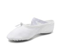 Zapatillas de ballet for niñas, niños y mujeres, zapatillas baile for, salón latino, moderno, tango, entrenamiento salsa Para Práctica o Presentación de Danza(White2,32 (21cm))