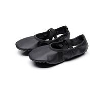 Zapatillas de Ballet Niñas 2 Pares Dancer Girls Point Zapatos para Ballet Niños Danza Práctica Zapatillas Lienzo Profesional Yoga Latin Shoes Niñas(Black,32)