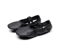 Zapatillas de Ballet Niñas Niños Ballet Shoes Girls Soft Sole Dance Slippers Professional Children Dakling(Black,30)