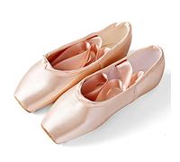 Zapatillas de Ballet Niñas Zapatos De Baile Ballet Niño Y Adulto Pointe Dance Shoes Professional con Cintas Mujer(31)