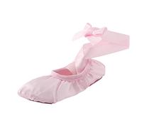 Zapatillas de ballet para niños, ligeras, delgadas, zapatillas de ballet de un solo color, correa de grillete, zapatillas de deporte artificiales, elegantes, ultraligeras, zapatos planos, bailar