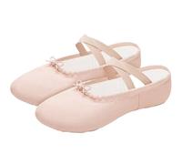 Zapatillas de Ballet Soft, Ballet Slippers For Women Canvas Soft Sole Dance Multicolor Multiple Sizes(Light Pink,28 EU)