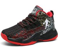 Zapatillas de Baloncesto para Niños Deportivas Sneakers Moda Calzado de Baloncesto para Niño Zapatillas de Bsquetbol Aire Libre Correr Ligeras Zapatos de Running (EMJ-A36, 39EU)