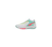 Zapatillas de baloncesto puma court pro 2 white-mint melt-, infan 38.5