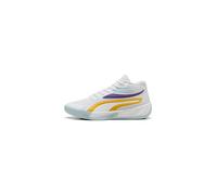 Zapatillas de baloncesto puma court pro blanco-amarillo sizzle-te 42