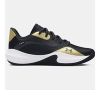 Zapatillas de baloncesto Under Armour Lockdown 7 Low unisex Negro / Metalico Oro / Negro 44.5
