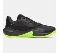 Under Armour UA Lockdown 7 Low - Zapatillas de Baloncesto para Hombre, Negro Negro Metálico Negro, 48.5 EU
