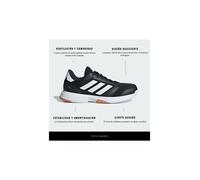 adidas Ligra 8 Mens Indoor Shoes, Zapatos Hombre, Core Black/Cloud White/Cloud White, 45 1/3 EU