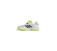adidas Speedcourt Kids Indoor Shoes, Calzado Deportivo Unisex niños, Cloud White/Core Black/Lucid Lemon, 33 EU