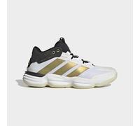 Zapatillas de balonmano Adulto - Court Stabil blanco, negro y dorado 42 2/3