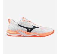 Zapatillas de balonmano Adulto - Wave Stealth Pro rosa coral y blanco 47
