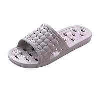 Zapatillas de baño antideslizantes para hombre y mujer, diseño de oso de papá, gris, 39 2/3 EU